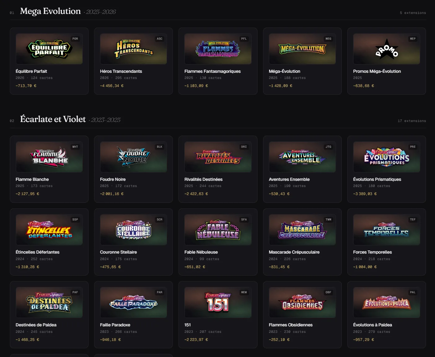 Catalogue & Découverte
