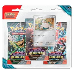 Mascarade Crépusculaire: Snorlax Blister 3 Boosters
