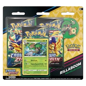 Zénith Suprême: Rillaboom Collection Pin Blister 3 Boosters
