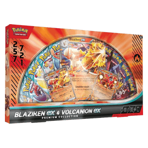 Blaziken ex & Volcanion ex Collection Premium