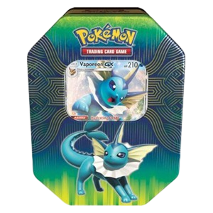 Elemental Power Tins: Vaporeon GX Tin