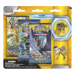 Raikou Pin 3-Pack Blister