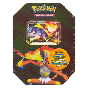 Diamond and Pearl Collector's Tins: Infernape LV.X Tin